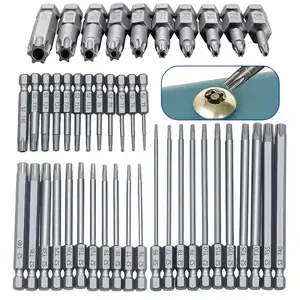 Precision Screwdriver Bit Set, Multipurpose Screwdriver Bit Set, Durable & Rustproof Screwdriver Bit Set for Home Appliance Repair & Car Maintenance, Screwdriver Bits Set