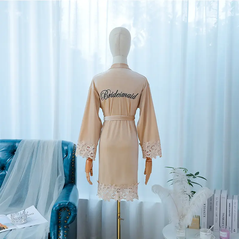 Lace Bridesmaid Champagne