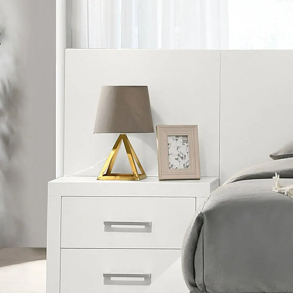 Jessica Cream White Smooth Wood Bed Panels, Pair with Elongated Lines for Headboard Ideas