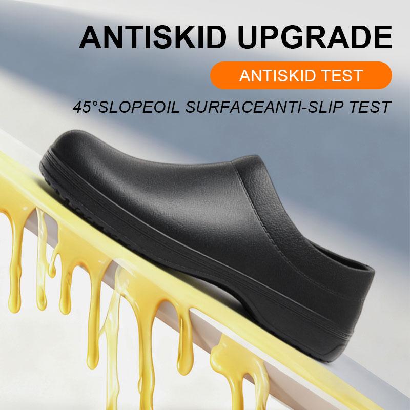 TEER Unisex work shoes，all-season daily wear，Solid color, non-slip，Waterproof and oil stain，EVAvamp Easy to maintain