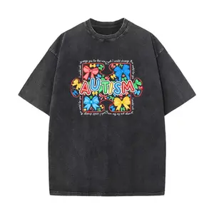 Autism Awareness T-Shirt, I would Change the World For You, Teacher Shirt, Cozy Clothing, Full Colors, Full Sizes