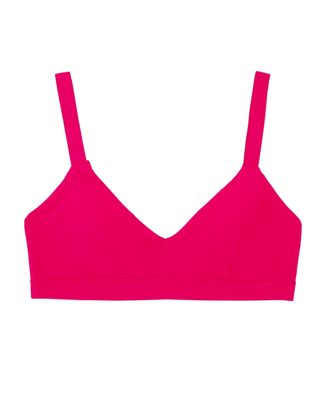 Organic Cotton Triangle Soft Bra in Aurora