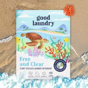 Detergent Sheets - Unscented (60 Loads) - Eco-Friendly Laundry Detergent Sheets, Hypoallergenic, No Plastic Jugs or Waste - Based in the USA