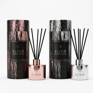 Reed Diffuser Set, Clean 6.7 fl oz Scented Diffuser with Sticks Home Fragrance Reed Diffuser for Bathroom Shelf Decor