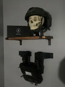 Heavy Duty Tactical Gear Wall Mount – Plate Carrier Vest Hanger