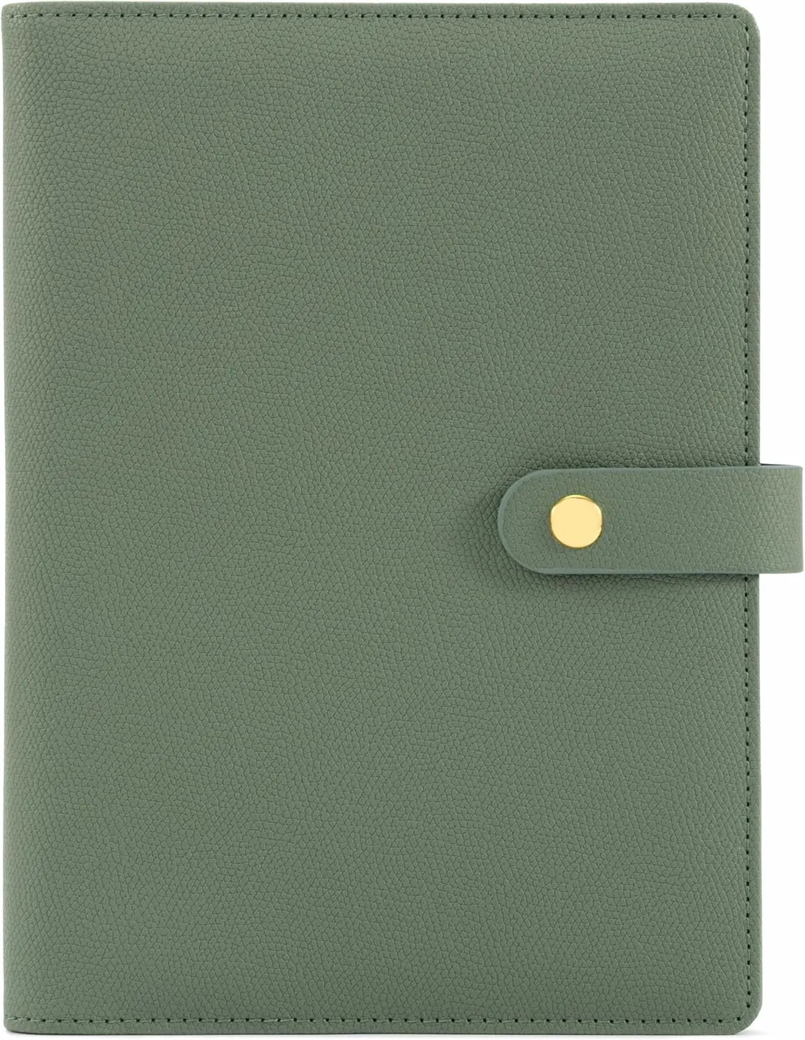 Aesthetic A5 Binder with 6 Golden Rings - Refillable & Sturdy Planner W Pockets