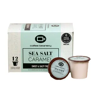 Sea Salt Caramel Flavored Decaf Coffee Pods