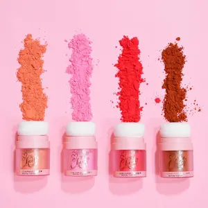 P.Louise The Cheek Of It Loose Powder Blush - Coral Morals