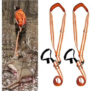 Deer Drag and Harness Heavy Duty Deer Drag Strap Durable Safety Deer Dragging Rope Deer Hunting Accessories for Deer Hunters