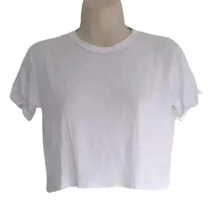 PRETTY LITTLE THING Basic Roll Sleeve Cropped Top - Size 4