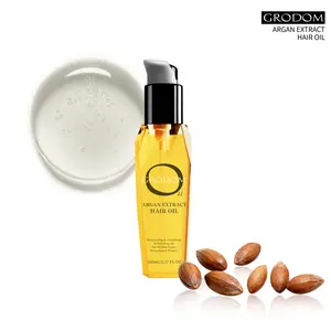 【GRODOM】Argan Extract Hair Oil - 100% Pure, Raw & Natural Blend with Coconut Oil | No Grease, All Glow | Balance Scalp Sebum | Nourish Hair Follicles,Enriched With Rosemary Oil-Effortlessbeauty-Scalphealth