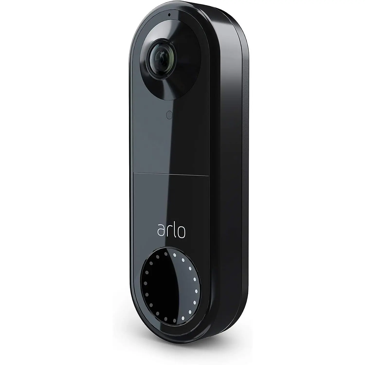 Essential Wired Video Doorbell - HD Video, 180° View, Night Vision, 2 Way Audio, Direct to Wi-Fi, No Hub Needed, Easy Installation (Existing Doorbell Wiring Required), Black - AVD1001B