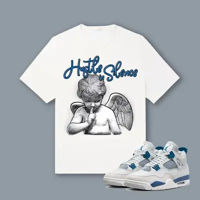 Graphic Tees Jordan Military Blue TikTok Shop - Main Image