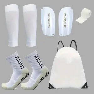 5-Piece Soccer Gear Set – Includes Shin Guards, Soccer Socks, Sports Bandages & Carry Bag – Best Shin Protection for Soccer Training & Matches Football Equipment Football Accessories mitre ball soccer stuff