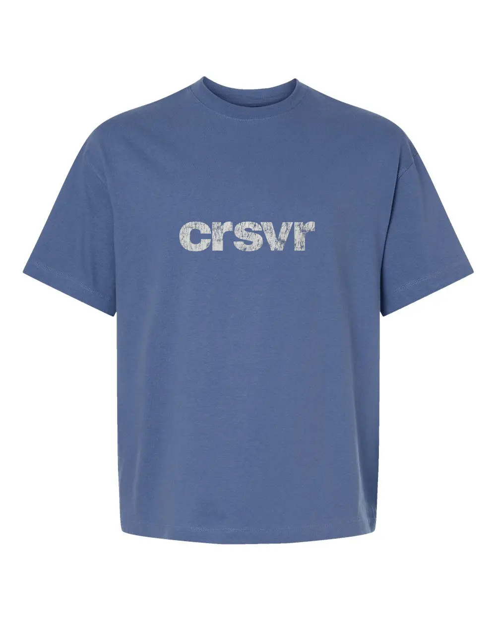 CRSVR CRACKED TEE - DENIM