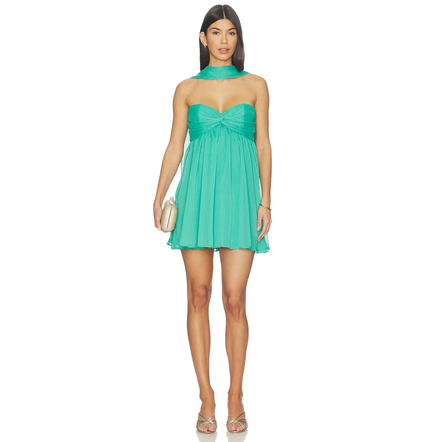 Katie May Lee Dress in Deep Jade