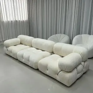 Japandi Minimalist High Density Sponge Sofa, High Load Bearing Elastic Foam Cushion, Vacuum Compression Packaging Save Logistics Fee, Comfort Fluffy Cloud Couch For Family Bedroom