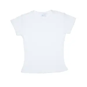 RLT RIBBED TEE - WHITE