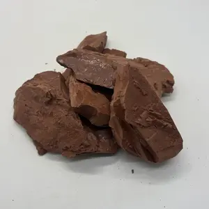 Narat Red Kaolin Clay – Edible Safe to eat  & Cosmetic Grade, 100% Natural Zero Additives-Hard Texture Mild Sticky When Wet 200g(7oz) Diy Clay Handmade Gifts