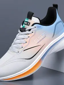 Men's Summer Fashion Sporty Casual Sandals, Campus Style Breathable Mesh Sneakers, Durable Shock Absorption Running Shoes