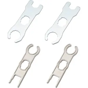 2 Pairs Solar Metal Spanner Wrench,Solar Panel Connector Tools, Assembly and Disassembly Tool for Solar PV System Extension  Wire Kit