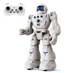 Kids Remote Control Robot Toy, Realistic Robot, Gesture Sensing Programmable, Walks Slides Dances Lights Music, Ideal Gift for Boys Girls Ages 3-8