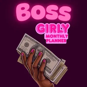 Boss Girly Monthly Planner