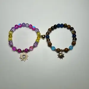 Tangled and Flynn Rider matching bracelets for couples and best friends