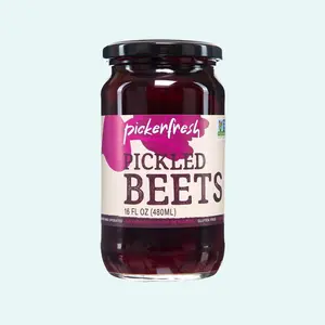 PickerFresh, Pickled Beets - 16 Oz Great for salads, sandwiches, charcuterie boards, or as a flavorful side dish.