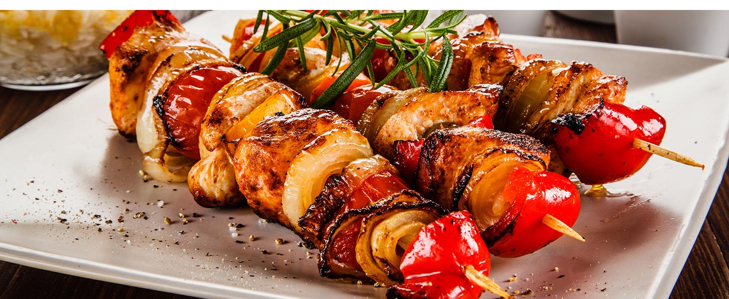 OSTBA Panini Press Grill with Adjustable Temperature 4-Slice Indoor Grill 180° Open Sandwich Maker Non-Stick Plates Stainless Steel 1200W Cast Aluminum Panini Press