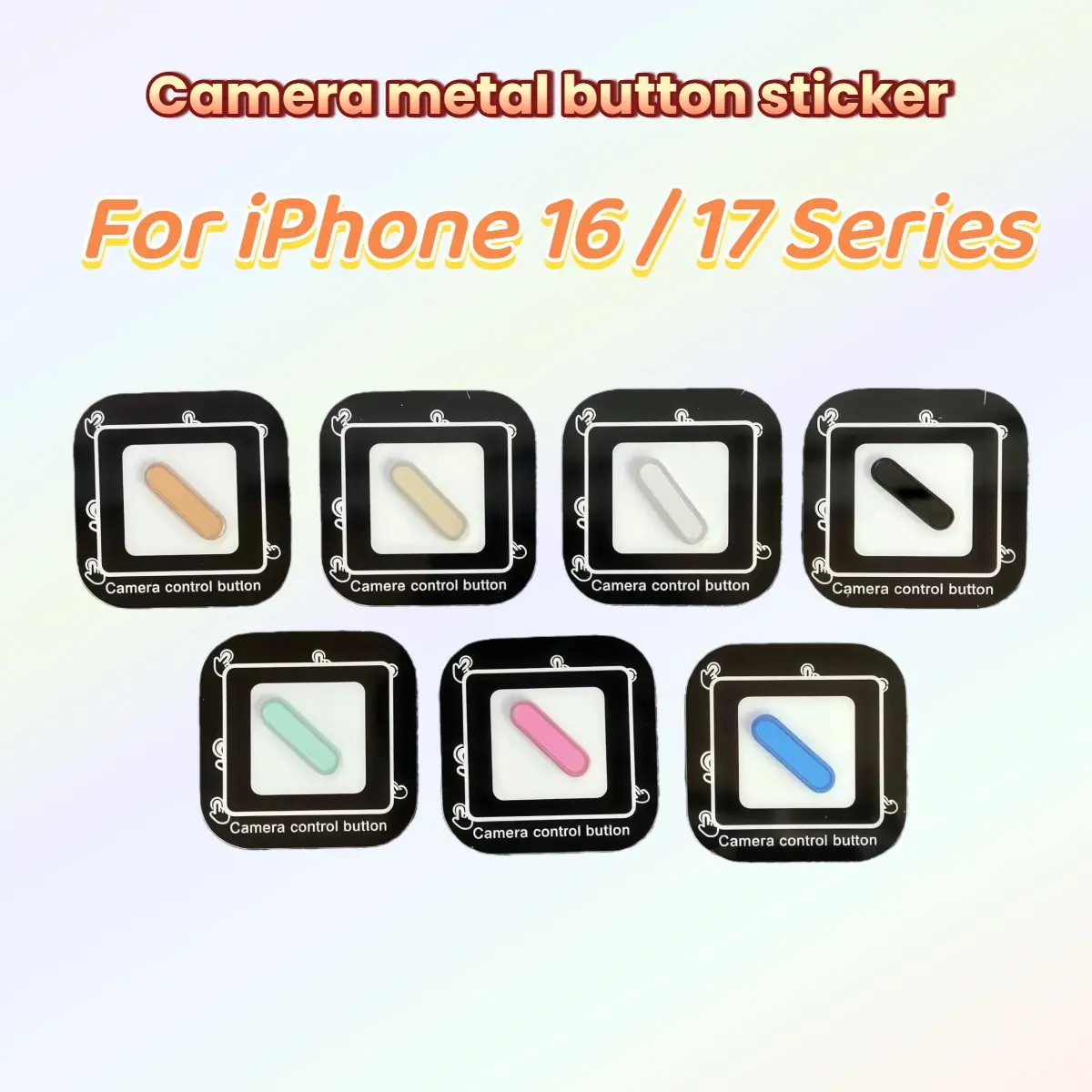 Ai Button Touch Control for iPhone 16/17 Series, Accessories, Cover, Metal Button Frame, Stylish Design with Scratch-Resistant, Durable, Multiple Color Options