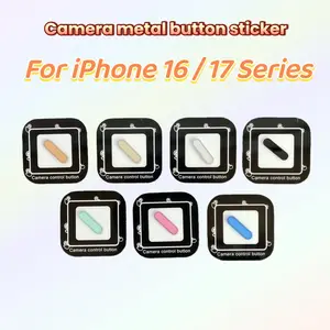 Ai Button Touch Control for iPhone 16/17 Series, Accessories, Metal Button Frame, Stylish Design with Scratch-Resistant, Multiple Color Options