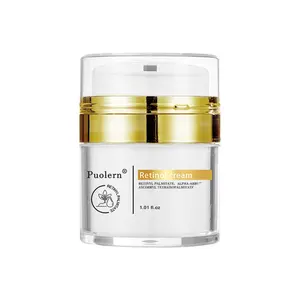 Puolern Retinol & Hyaluronic Acid Cream - Anti-Aging Face Moisturizer for Face, Neck & Décolleté Made in USA, Daily Moisturizer Face Cream - 1.05 fl.oz. Skincare Comfort Skin Repair