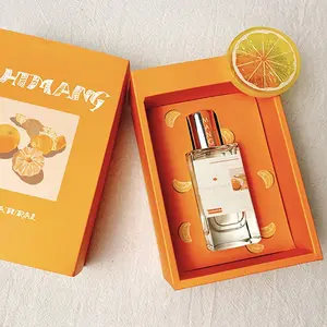Long Lasting Citrus Perfume for Women 50ml Gift Set Fresh Orange and Warm Woody Scent