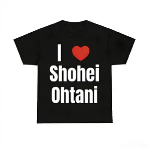 Game Day Shirt I Heart Shohei Ohtani Fans Graphic Cotton Tee