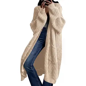 Oversized Cardigans Sweater Long Coat Knit Fall Winter Cozy Outfits with Pockets