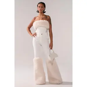 SNOW BUNNY TROUSER WITH FUR CUFF