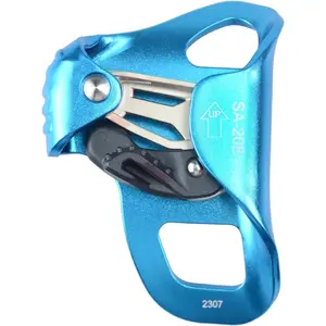 Upgraded Climbing Chest Ascender with Sharp Stainless Teeth, Model SA-2023, for Rock Climbing, Tree Arborist, Rescue Caving, and Mountaineering