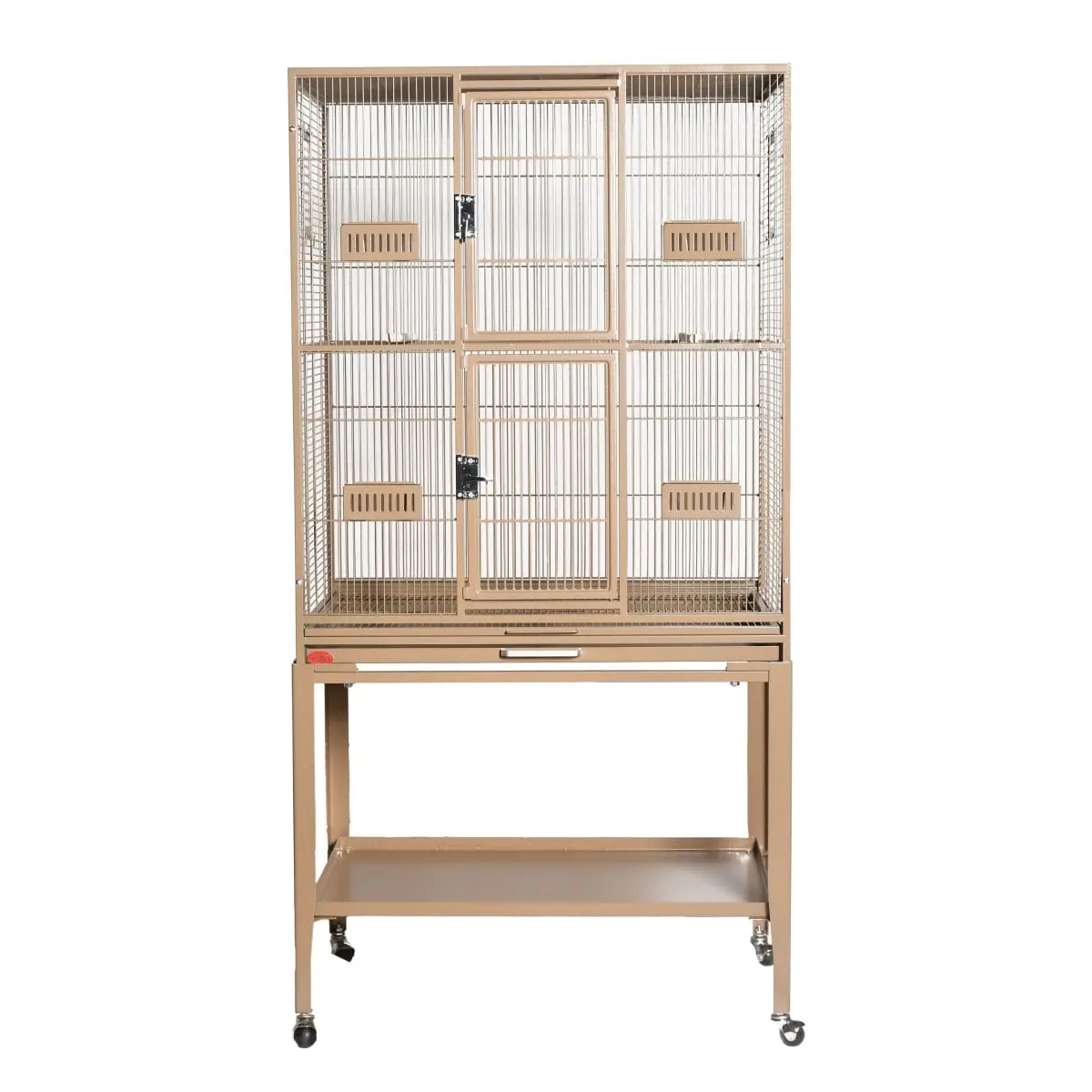 A&E Cage GB13221P HQ Sandstone 32 x 21 in. Flight Cage with Feeder Doors, Sandstone