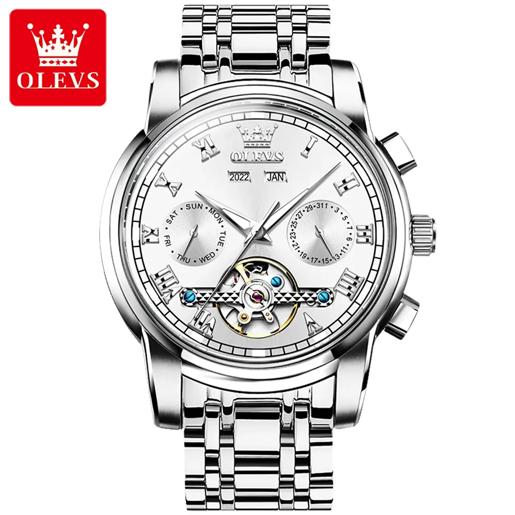 Steel Belt Silver White