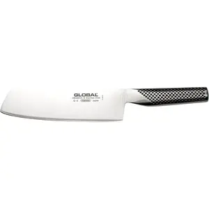 Global 7 Inch Vegetable Knife - Lightweight Japanese Stainless Steel, Razor-Sharp Edge, Made in Japan, G-45 Blade Metal