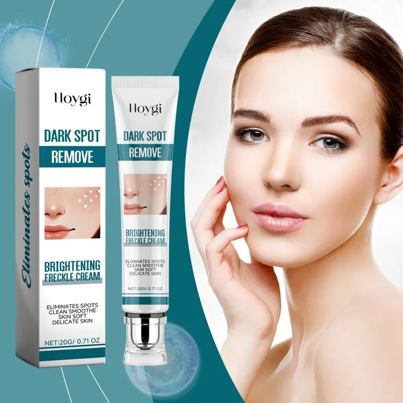 Hoygi Brightening Dark Spot Corrector Cream - Freckle & Sun Spot Fading | Deep Hydrating Gentle Formula, All Skin Types Friendly