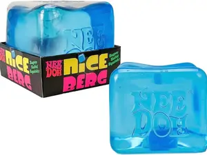 Nice Berg - Giant NeeDoh Nice Cube - Sensory Squeeze Toy with a Super Solid Squish (Pack of 1)