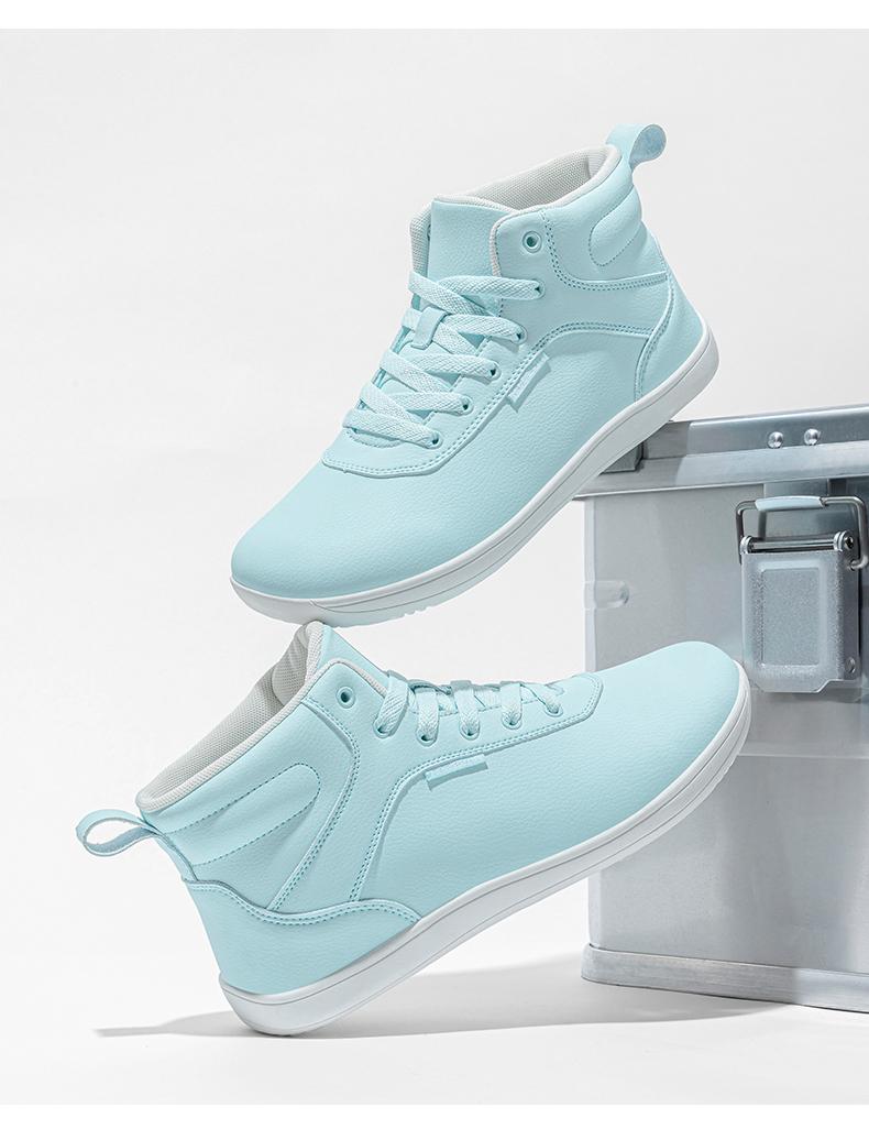 HOBIBEAR Barefoot Boots Mens Womens Wide Toe Box Warm Ankle Sneakers Waterproof Winter Outdoor Shoes