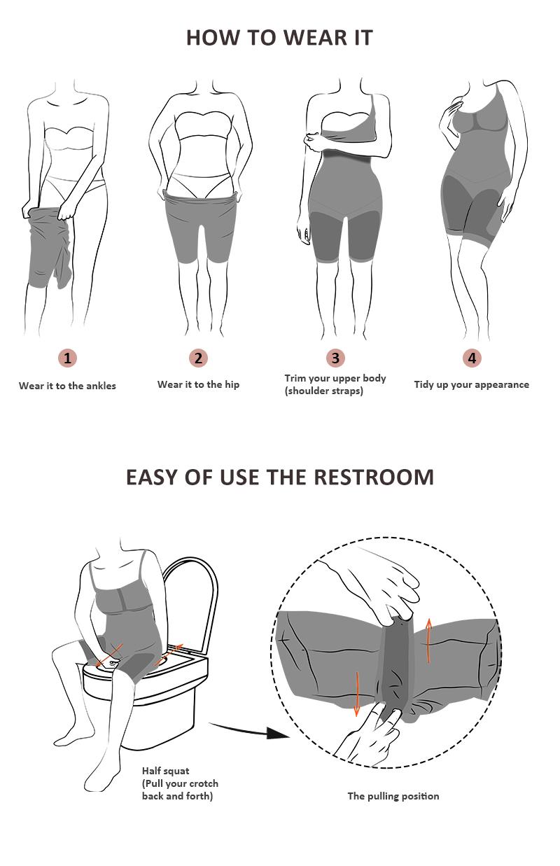 FeelinGirl Shapewear for Women Butt Lifter Bodysuit  Tummy Control Shapewear Seamless Womenswear Comfort Spaghetti Strap Hip Underwear Basic Minimalist TikTokShopBlackFriday