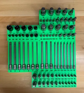 Organizer for GearWrench 84-Piece Hex/Ball/Hex Tamper-Proof/Torx Bit Set – SAE & Metric #80742 - No Tools Included!