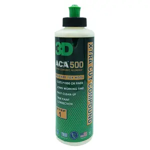 3D ACA 500 Cutting Compound   Step 1 Extra-Cut for Deep Paint Correction | Cuts P100 Grit or Finer | Body Shop Safe, Low Dust, Pro Detailer Formula | Made in USA