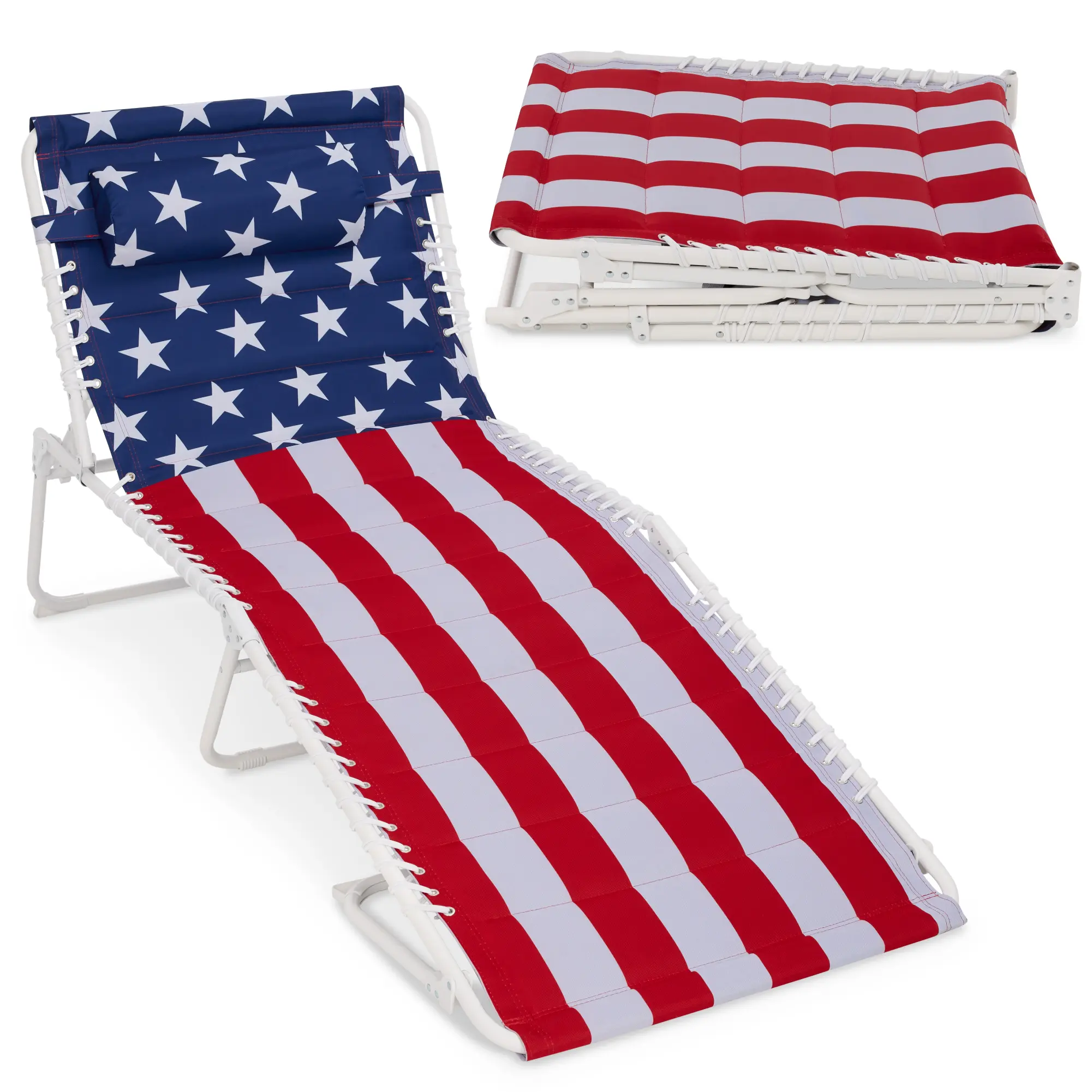 Best Choice Products Extra Wide Padded Patio Chaise Lounge Chair, Portable Recliner w/ 8 Positions Best Choice Products Extra Wide Padded Patio Chaise Lounge Chair, Portable Recliner w/ 8 Positions
