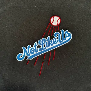 Not Like Us + Hoodie + Crewneck + Gildan + Dodgers Casual Sweatshirt Menswear Tops Personalized Pullover Man Biker