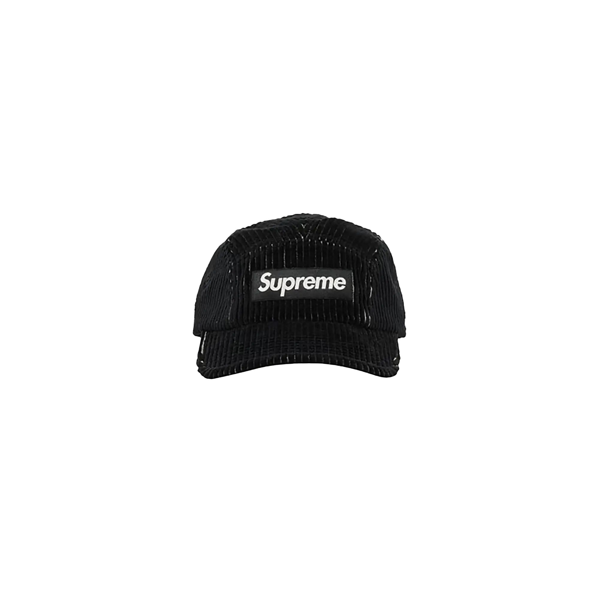 2-Tone Corduroy Camp Cap "Black" SU25645